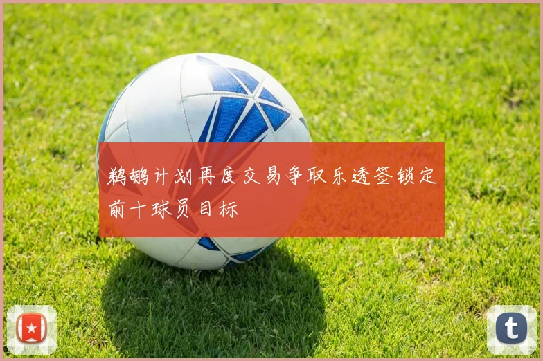 鹈鹕计划再度交易争取乐透签锁定前十球员目标