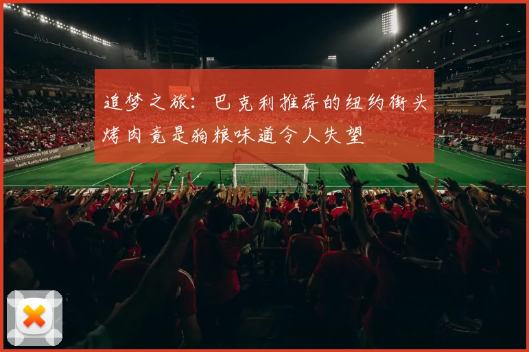 追梦之旅：巴克利推荐的纽约街头烤肉竟是狗粮味道令人失望